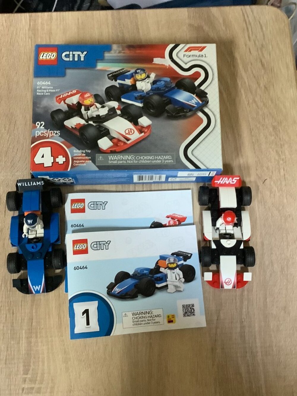 Lego City F1 Racing Race Cars 60464 minifigure cty1848 cty1847